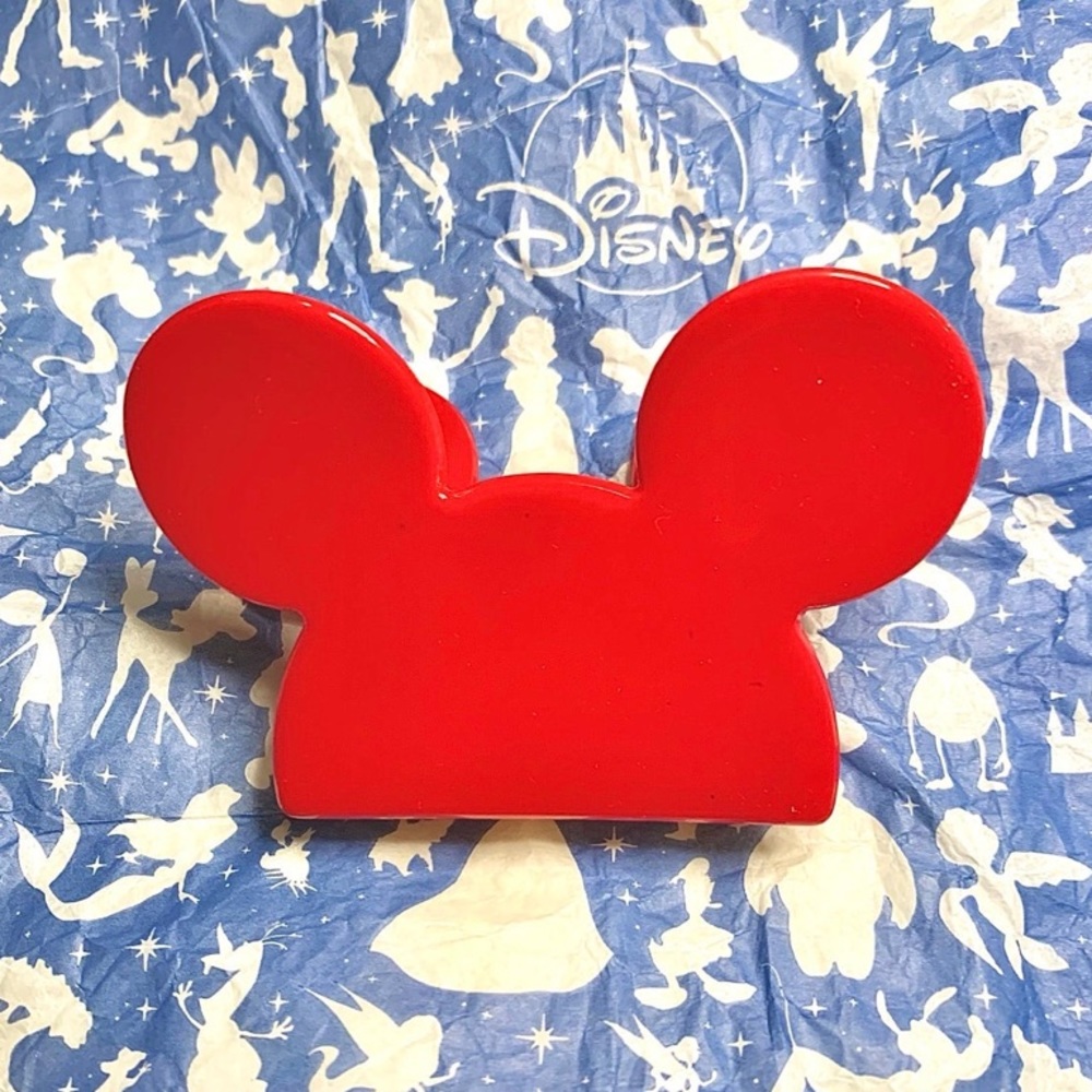 New Disney Red Mickey Mouse Inspired Hair Clip